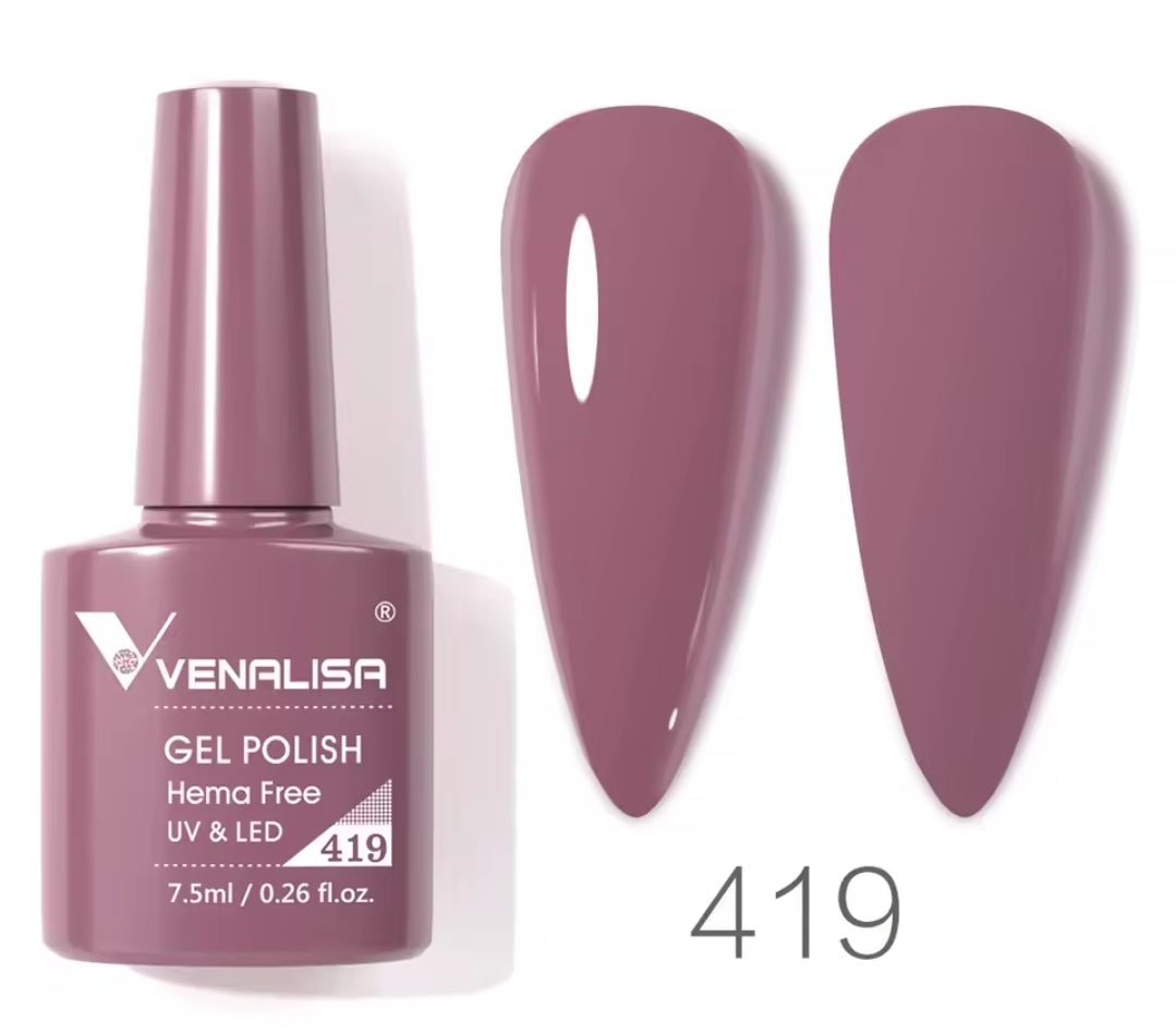 طلاء أظافر Venalisa Vip4 شبه دائم، 60 لونًا، جل UV، قطعة واحدة