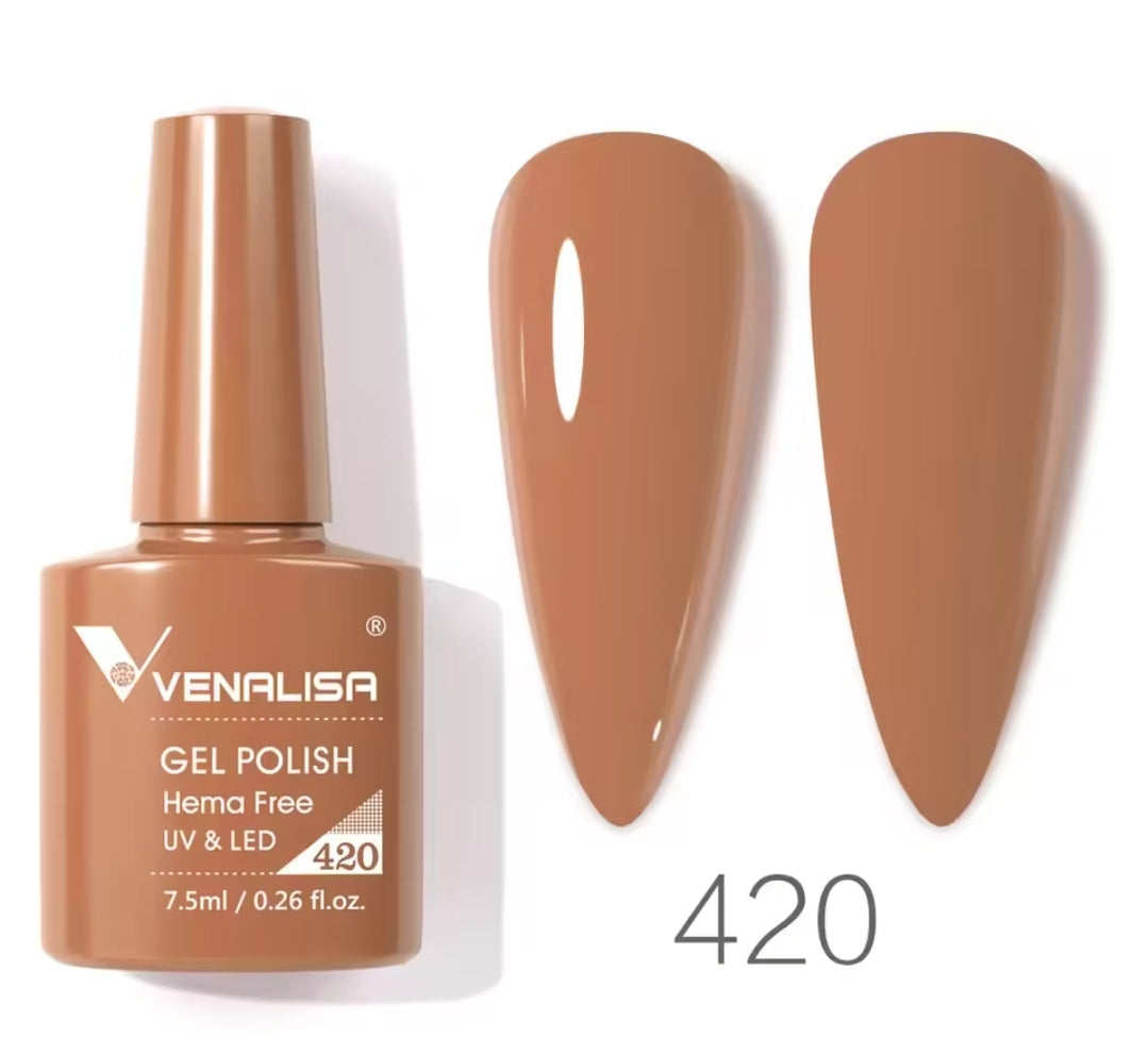 طلاء أظافر Venalisa Vip4 شبه دائم، 60 لونًا، جل UV، قطعة واحدة