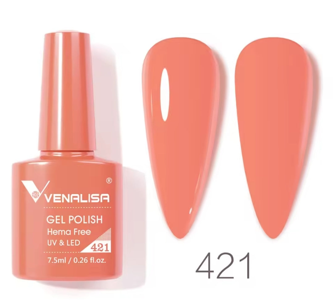 طلاء أظافر Venalisa Vip4 شبه دائم، 60 لونًا، جل UV، قطعة واحدة