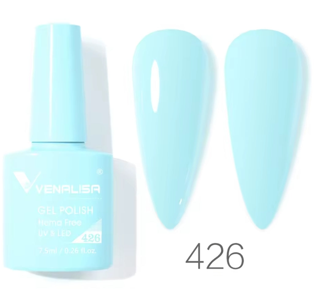 طلاء أظافر Venalisa Vip4 شبه دائم، 60 لونًا، جل UV، قطعة واحدة