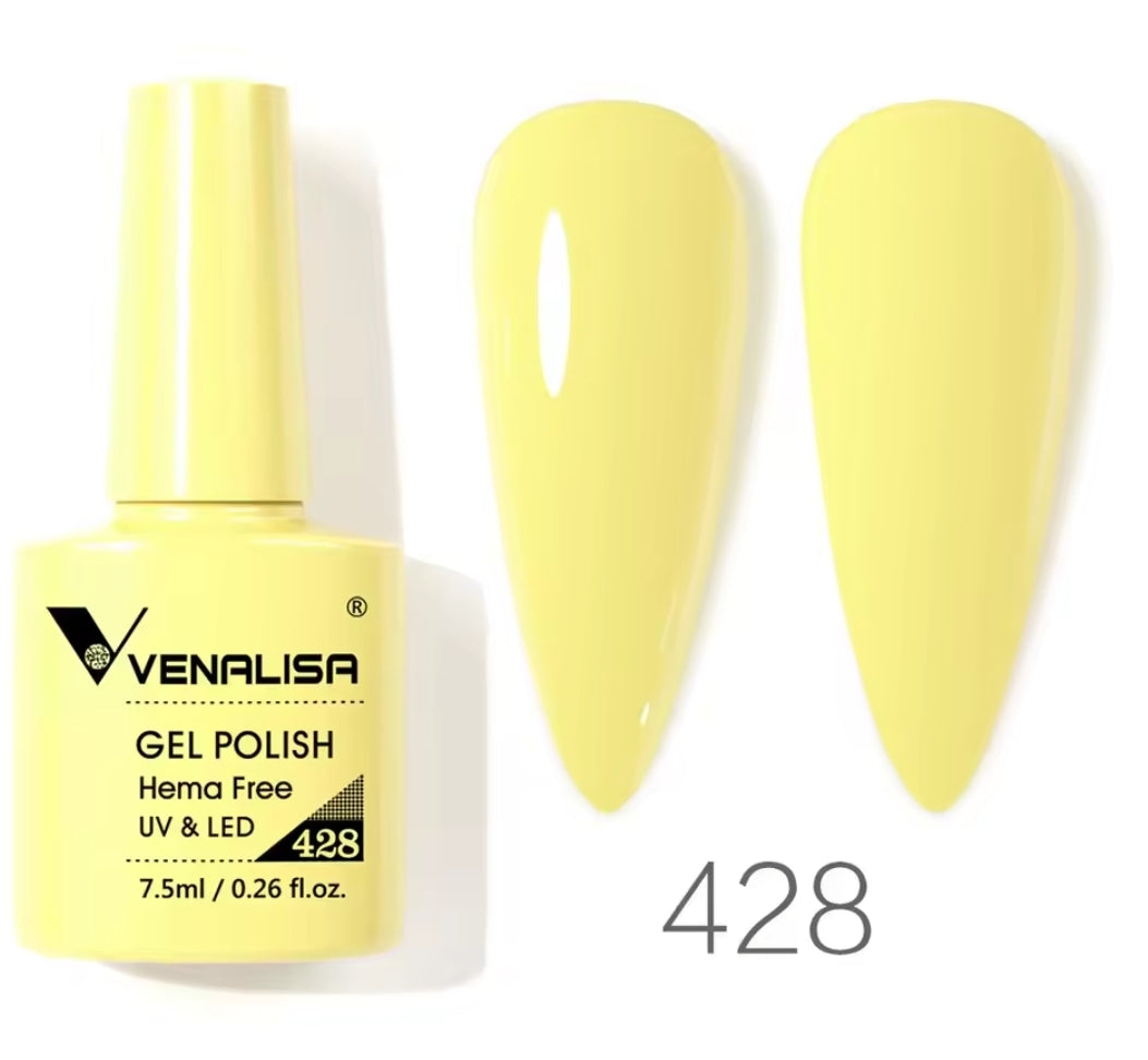 طلاء أظافر Venalisa Vip4 شبه دائم، 60 لونًا، جل UV، قطعة واحدة