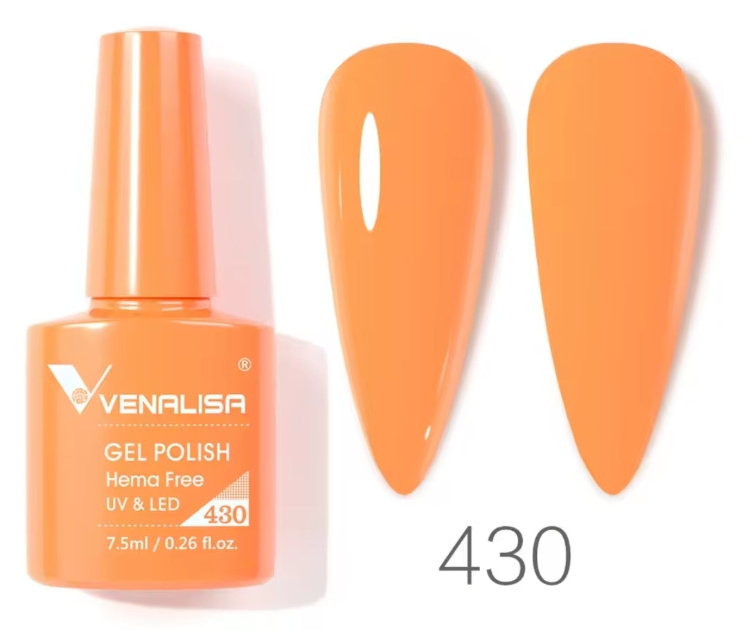 طلاء أظافر Venalisa Vip4 شبه دائم، 60 لونًا، جل UV، قطعة واحدة