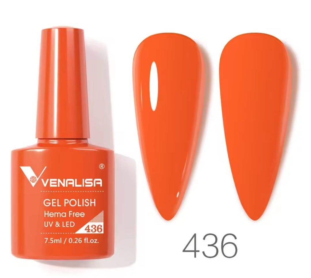 طلاء أظافر Venalisa Vip4 شبه دائم، 60 لونًا، جل UV، قطعة واحدة