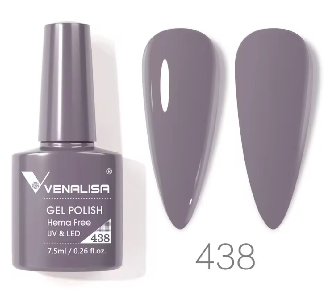 طلاء أظافر Venalisa Vip4 شبه دائم، 60 لونًا، جل UV، قطعة واحدة