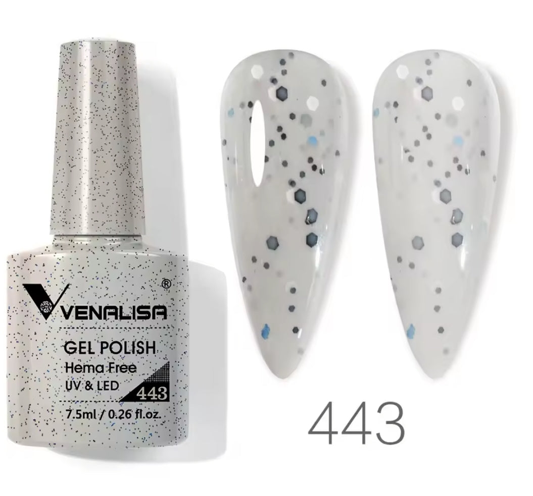 طلاء أظافر Venalisa Vip4 شبه دائم، 60 لونًا، جل UV، قطعة واحدة