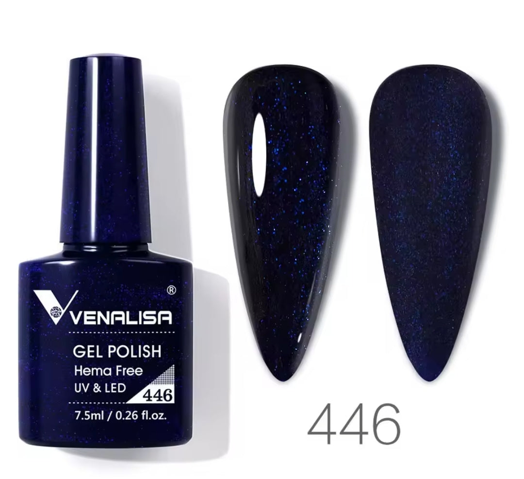 طلاء أظافر Venalisa Vip4 شبه دائم، 60 لونًا، جل UV، قطعة واحدة