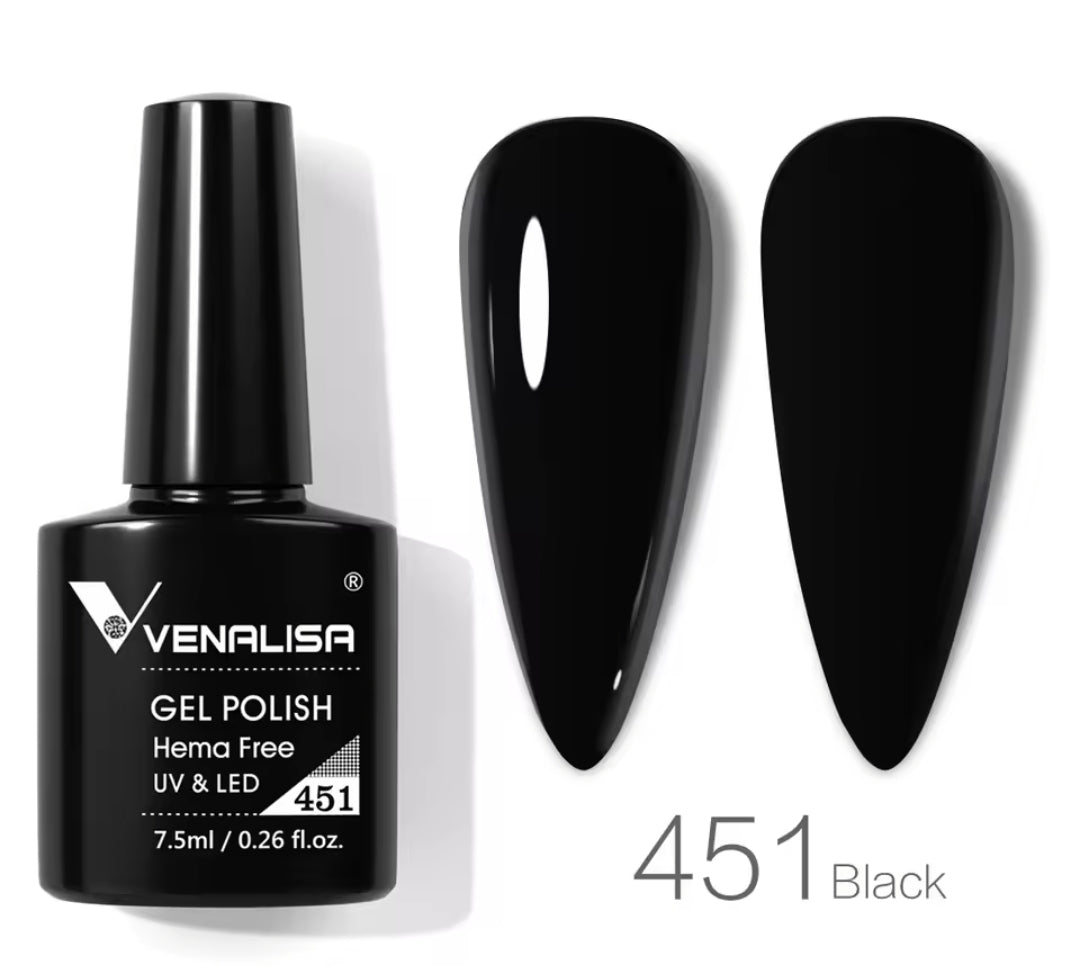 طلاء أظافر Venalisa Vip4 شبه دائم، 60 لونًا، جل UV، قطعة واحدة