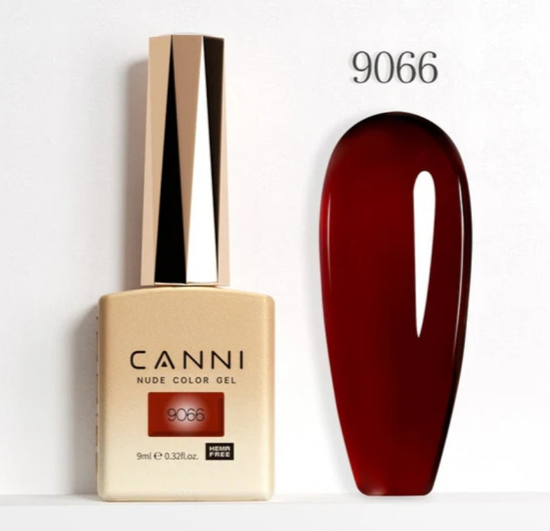 Canni Vernis À Ongles Gel Semi-Permanent Cc3 24 Couleurs Soak Off Color Uv & Led Gel Polish 9Ml