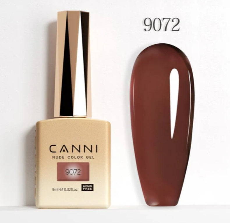 Canni Vernis À Ongles Gel Semi-Permanent Cc3 24 Couleurs Soak Off Color Uv & Led Gel Polish 9Ml