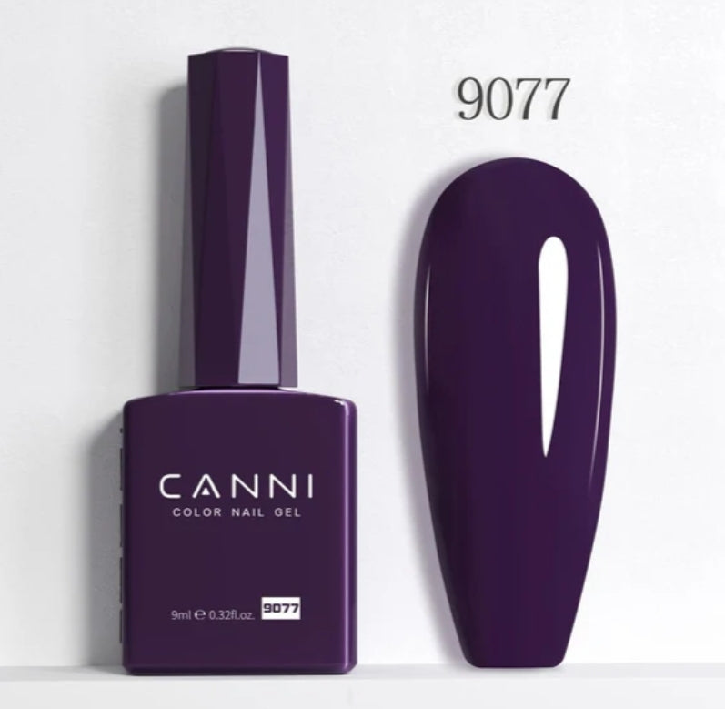 Canni Vernis À Ongles Gel Semi-Permanent Cc4 24 Couleurs Soak Off Color Uv & Led Gel Polish 9Ml