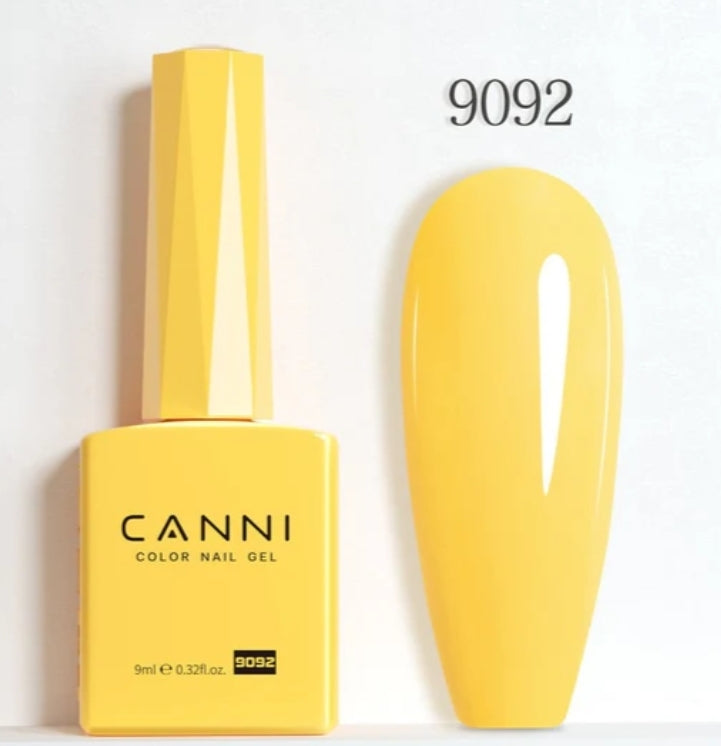 Canni Vernis À Ongles Gel Semi-Permanent Cc4 24 Couleurs Soak Off Color Uv & Led Gel Polish 9Ml