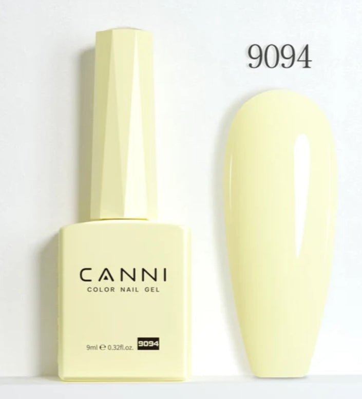 Canni Vernis À Ongles Gel Semi-Permanent Cc4 24 Couleurs Soak Off Color Uv & Led Gel Polish 9Ml