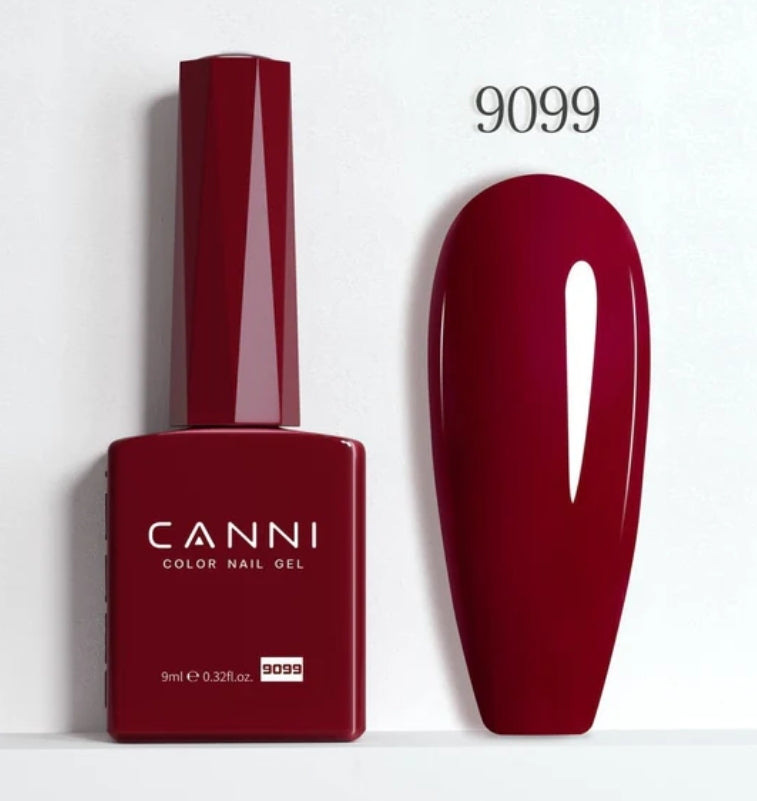 Canni Vernis À Ongles Gel Semi-Permanent Cc5 24 Couleurs Soak Off Color Uv & Led Gel Polish 9Ml