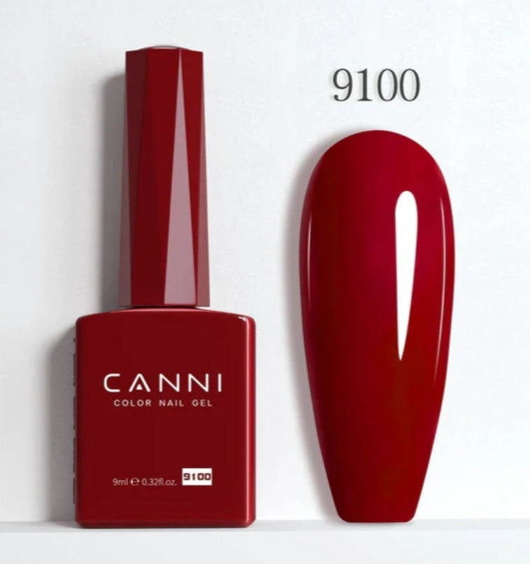 Canni Vernis À Ongles Gel Semi-Permanent Cc5 24 Couleurs Soak Off Color Uv & Led Gel Polish 9Ml