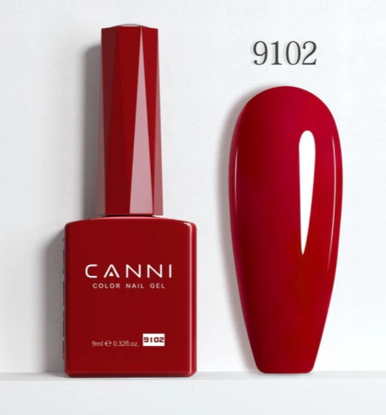 Canni Vernis À Ongles Gel Semi-Permanent Cc5 24 Couleurs Soak Off Color Uv & Led Gel Polish 9Ml