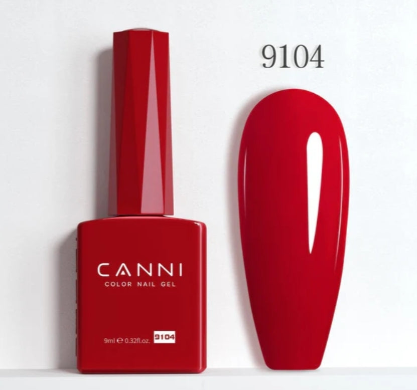 Canni Vernis À Ongles Gel Semi-Permanent Cc5 24 Couleurs Soak Off Color Uv & Led Gel Polish 9Ml