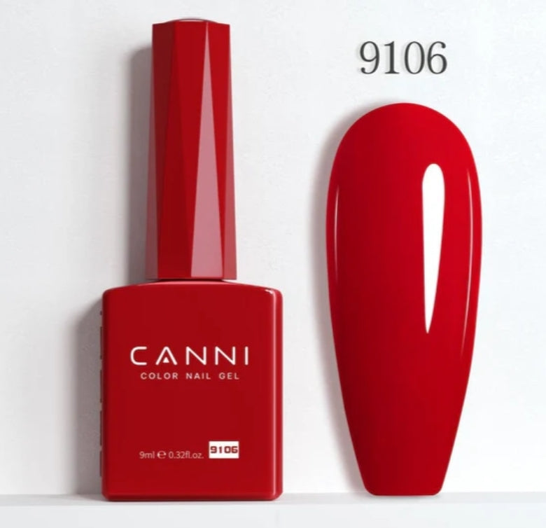 Canni Vernis À Ongles Gel Semi-Permanent Cc5 24 Couleurs Soak Off Color Uv & Led Gel Polish 9Ml