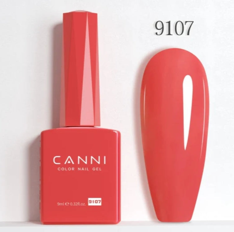Canni Vernis À Ongles Gel Semi-Permanent Cc5 24 Couleurs Soak Off Color Uv & Led Gel Polish 9Ml