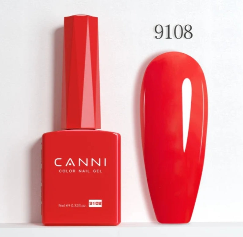 Canni Vernis À Ongles Gel Semi-Permanent Cc5 24 Couleurs Soak Off Color Uv & Led Gel Polish 9Ml