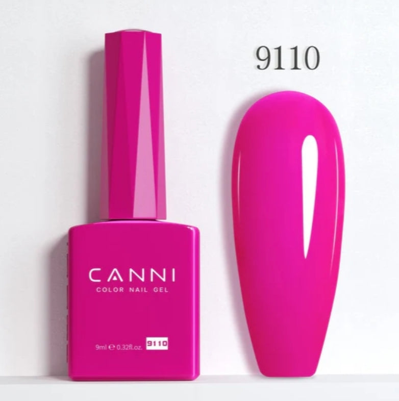 Canni Vernis À Ongles Gel Semi-Permanent Cc5 24 Couleurs Soak Off Color Uv & Led Gel Polish 9Ml