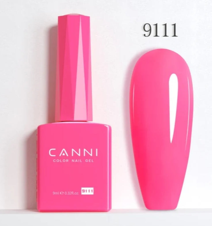 Canni Vernis À Ongles Gel Semi-Permanent Cc5 24 Couleurs Soak Off Color Uv & Led Gel Polish 9Ml