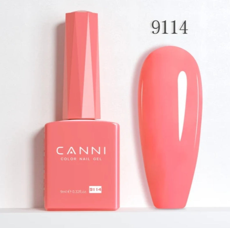Canni Vernis À Ongles Gel Semi-Permanent Cc5 24 Couleurs Soak Off Color Uv & Led Gel Polish 9Ml