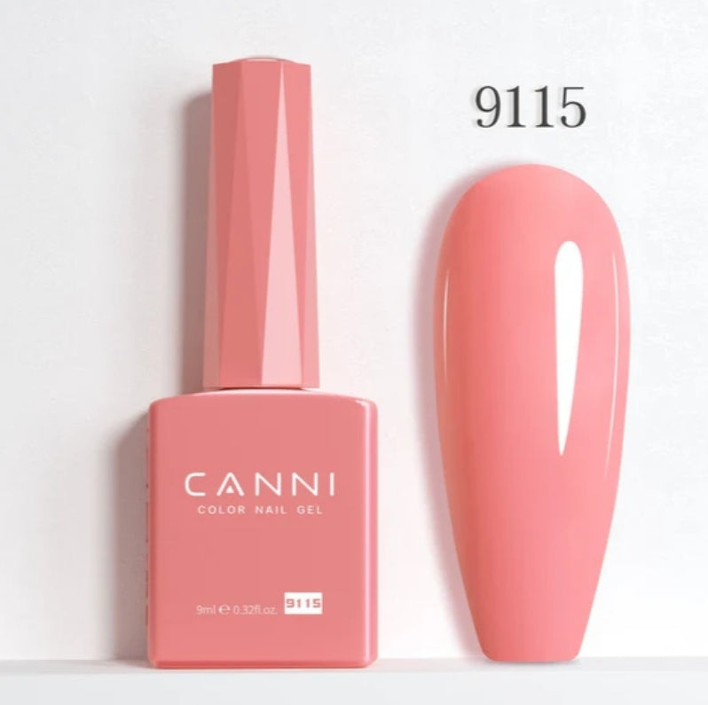 Canni Vernis À Ongles Gel Semi-Permanent Cc5 24 Couleurs Soak Off Color Uv & Led Gel Polish 9Ml