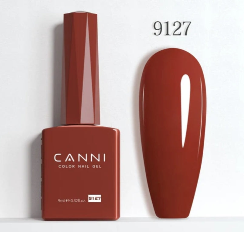 طلاء أظافر كاني Cc6 جل شبه دائم، 24 لونًا، مقاوم للأشعة فوق البنفسجية والضوء، 9 مل