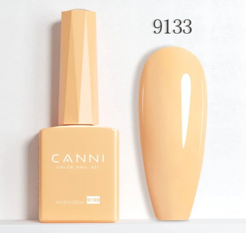 طلاء أظافر كاني Cc6 جل شبه دائم، 24 لونًا، مقاوم للأشعة فوق البنفسجية والضوء، 9 مل