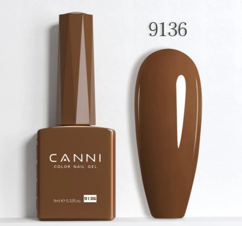 طلاء أظافر كاني Cc6 جل شبه دائم، 24 لونًا، مقاوم للأشعة فوق البنفسجية والضوء، 9 مل