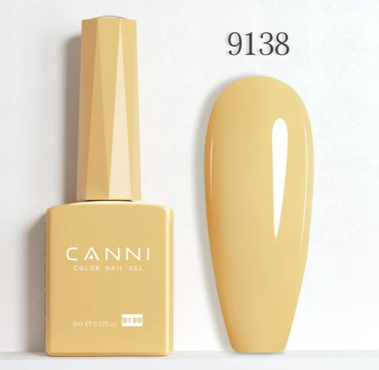 طلاء أظافر كاني Cc6 جل شبه دائم، 24 لونًا، مقاوم للأشعة فوق البنفسجية والضوء، 9 مل