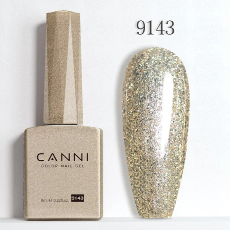 طلاء أظافر كاني Cc6 جل شبه دائم، 24 لونًا، مقاوم للأشعة فوق البنفسجية والضوء، 9 مل