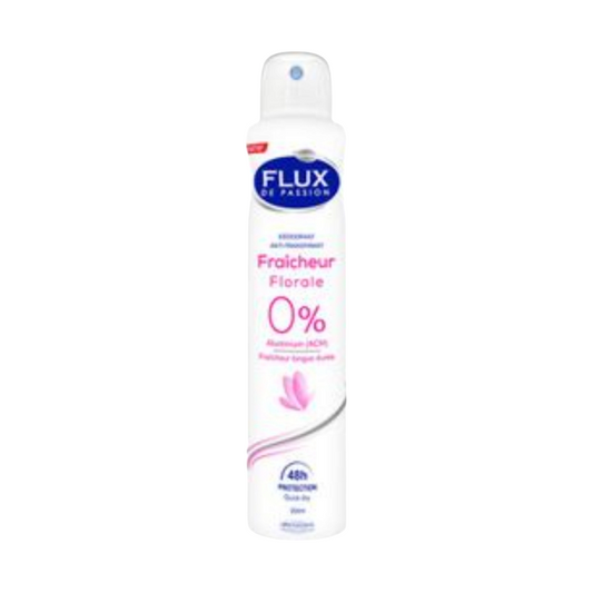 Flux De Passion Fraicheur Florale  0% Aluminium (Ach) Fraicheur Longue Durée   Anti-Transpirant 48H Pritection