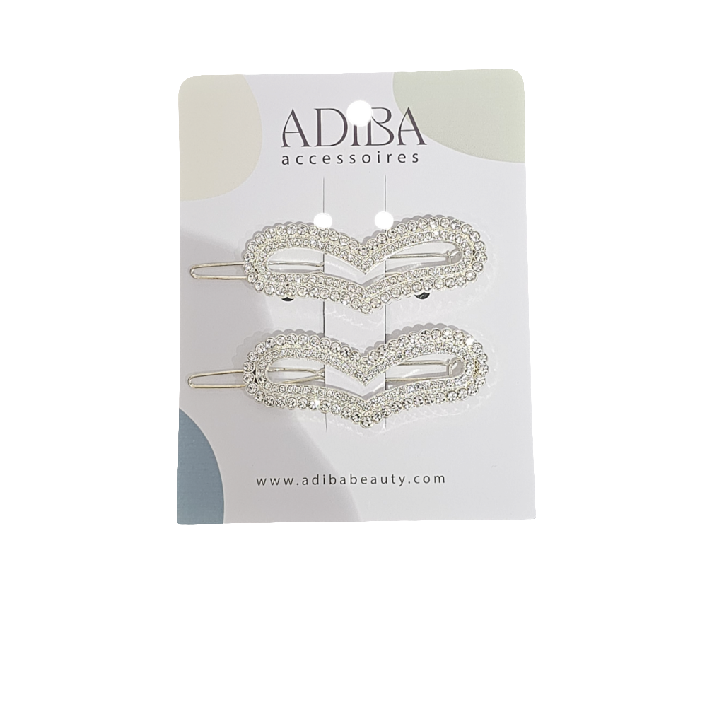 مشابك شعر أساسية لامعة، للنساء والفتيات، زينة حفلات المدرسة غير الرسمية، قطعتان