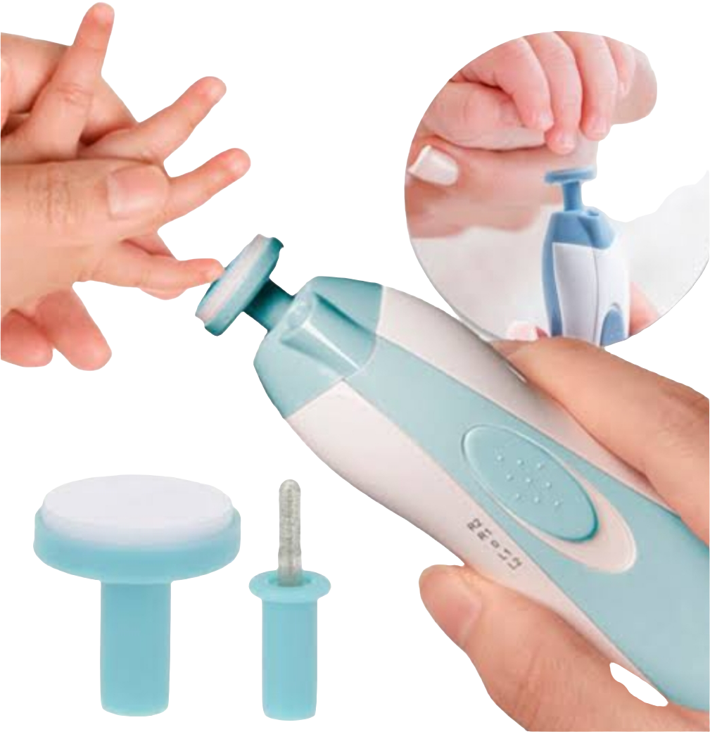 Baby Nail Trimmer Find Bach Health Fashion Lnterchangable Attachments For Variées Functions Healthier And Beautiful Nails Hands Care 2Aa Batteries Opérateurs Compact Storage Case Led Light ( Care For The Baby)