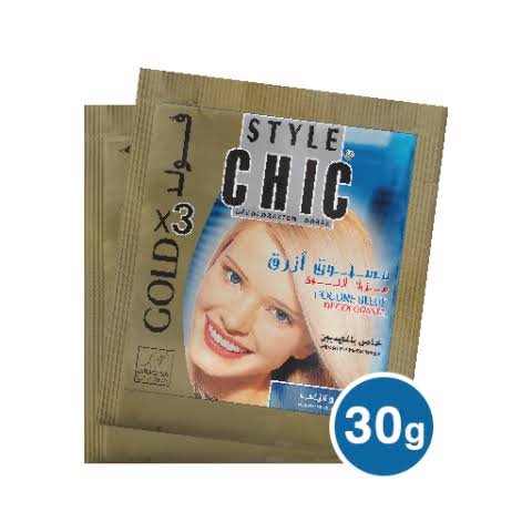 Style Chic Poudre Bleue Décolorante Gold x3 + Crème oxydante