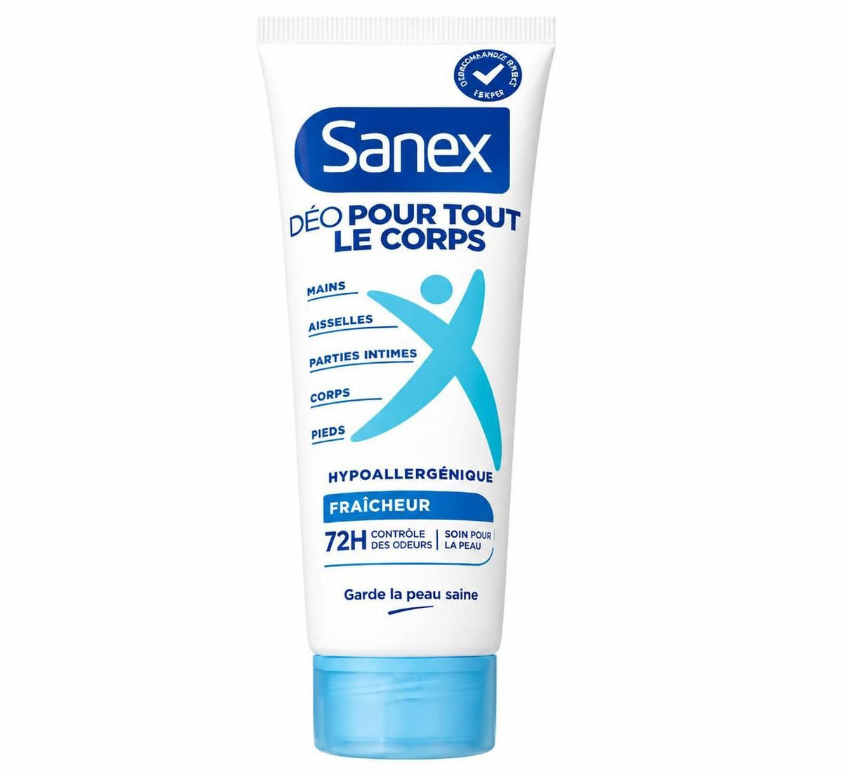 Sanex Déodorant Pour Tout Le Corps 72h  Fraîcheur Hypoallergénique