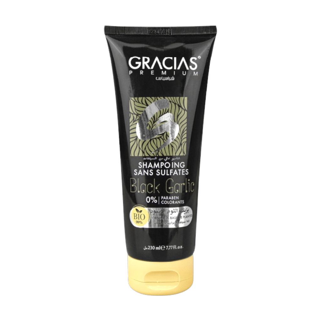 Gracias Shampoing Sans Sulfate 230 Ml À L’Ail Noir
