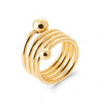 Bague Large Multi-Rangs Cinq Anneaux