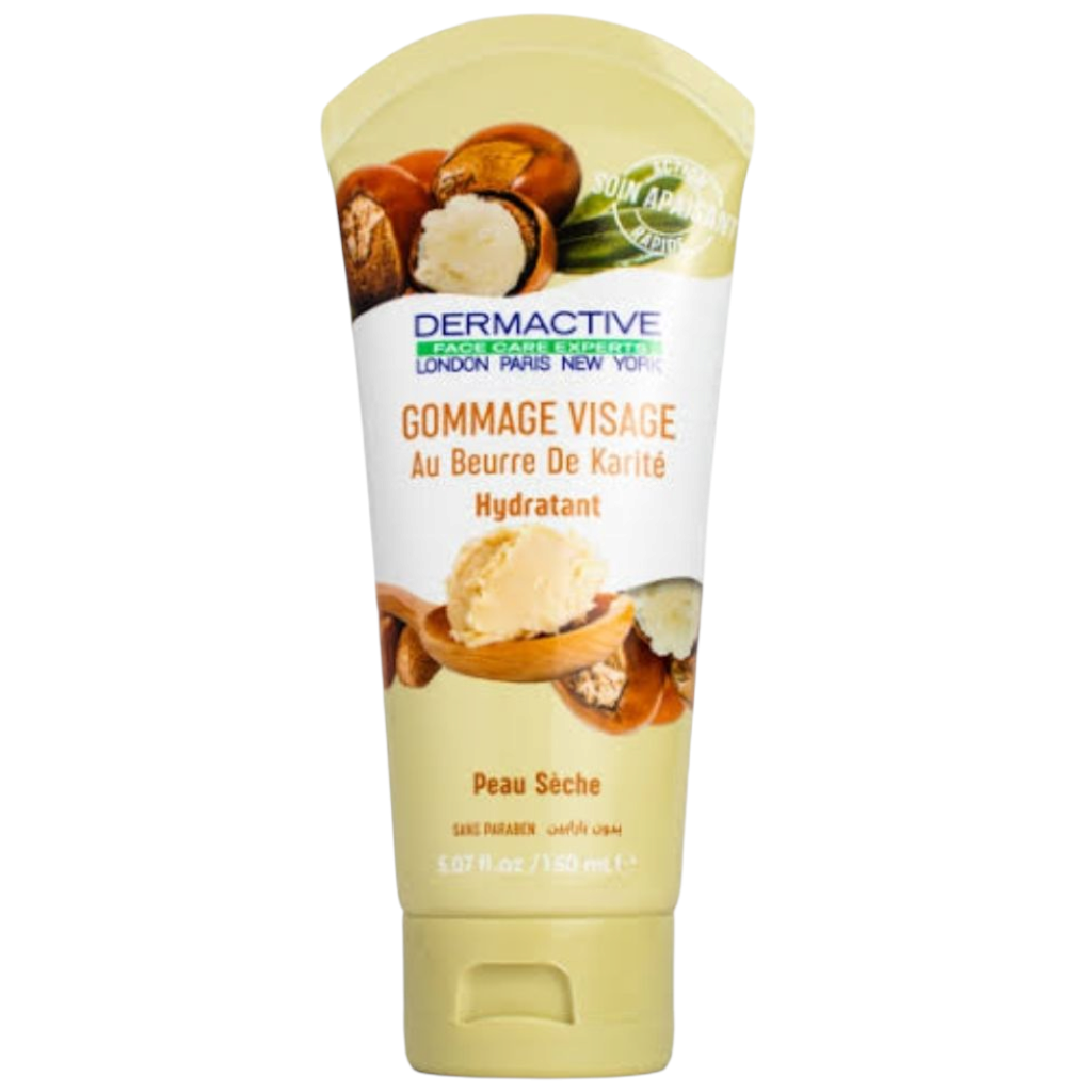 مقشر ديرمكتيف المرطب للوجه بزبدة الشيا