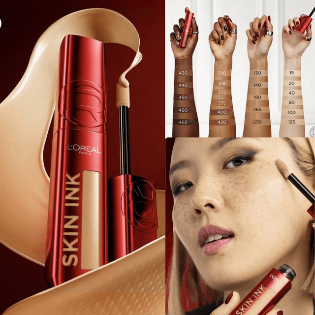 لوريال باريس إنفاليبل
 كريم أساس وكونسيلر هجين من سكين إنك