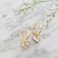 Boucles D'Oreilles Coeur Plaquées Carats Boucles D'Oreilles Pendantes Coeur