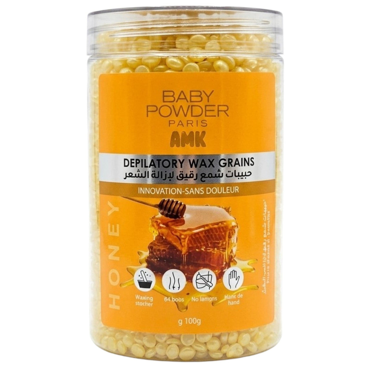 Baby Powder Amk Depilatory Wax Grains Honey