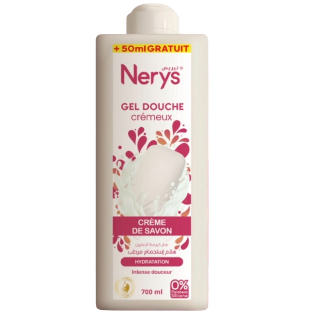 Nerys Gel Douche Crémeux Créme De Savon Hydratation Intense Gourmandise