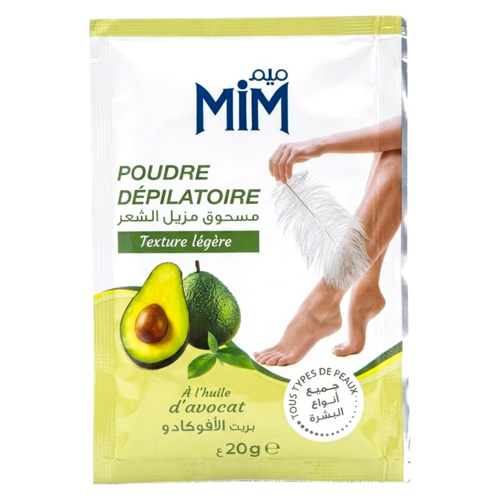 Mim Poudre Dépilatoire Texture Légére À L'huile D'avocat  Tiustypes De Peaux