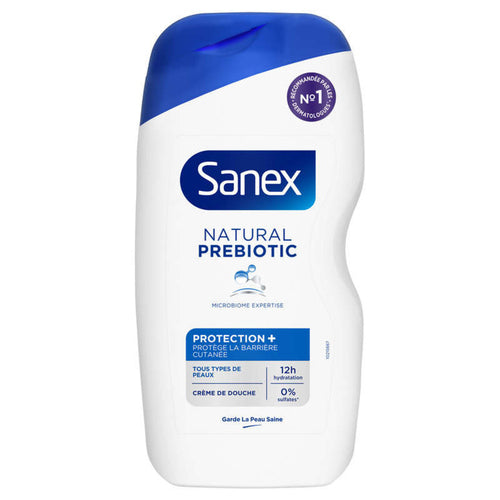 Sanex Gel Douche Protection+ Tous Types De Peaux Natural Prebiotic