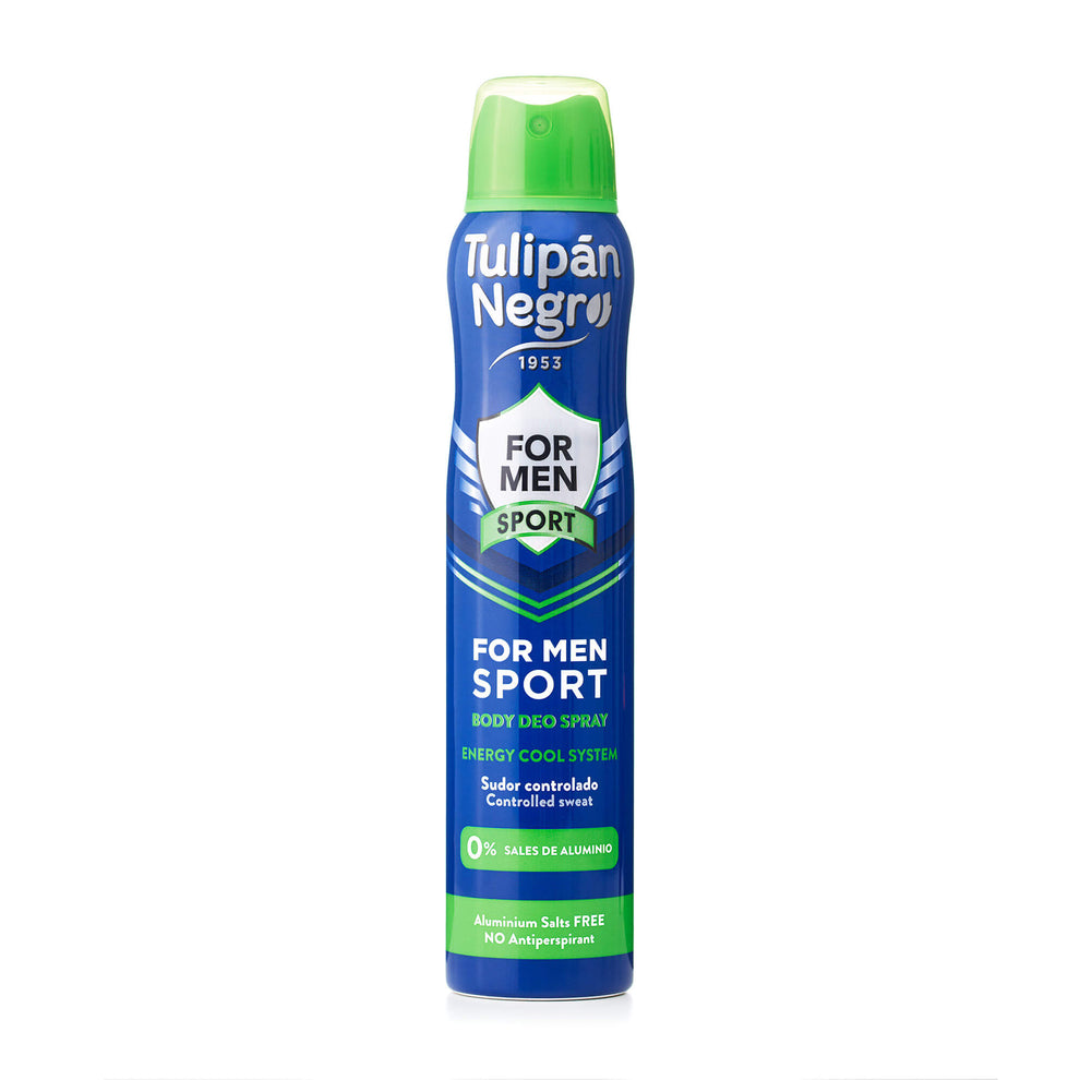 Tulipán Negro Déodorant spray pour les hommes Sport, Bleu,