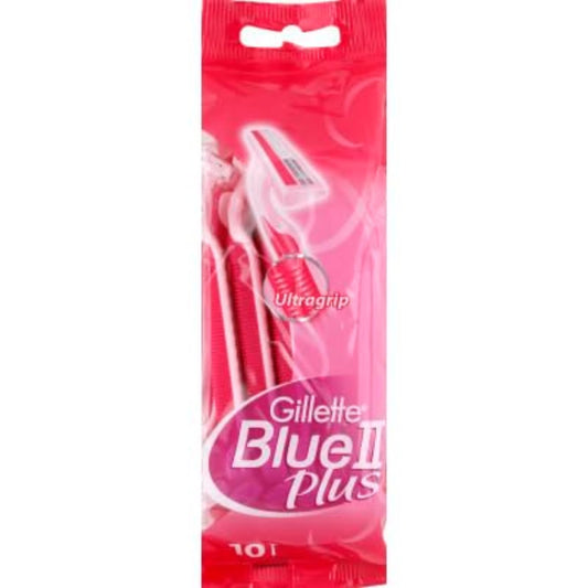 Gillette Blue II Plus Rasoirs Jetables pour Femmes, Pack de 1 Rasoirs