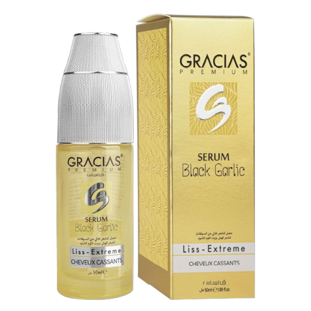 Gracias Premium Sérum Black Garlic Liss Extrême Cheveux Cassants