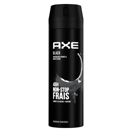 Axe Déodorant Homme Bodyspray Black 48h Non-Stop Frais